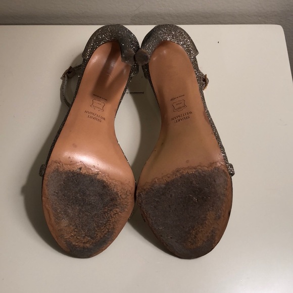 Stuart Weitzman platinum stilettos - Picture 5 of 6